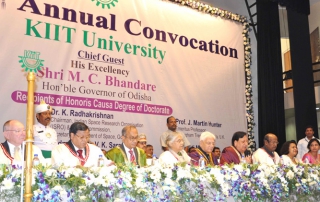 6th Annual Convocation 1568 Students Awarded Degrees at KIIT Convocation