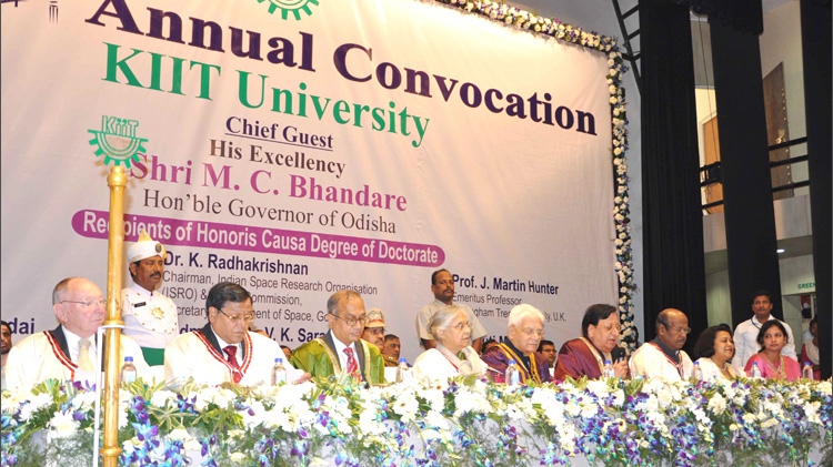 6th Annual Convocation 1568 Students Awarded Degrees at KIIT Convocation