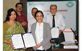MoU with Schneider Electric 4th May 2017