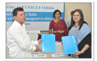 MOU with UNICEF, Odisha