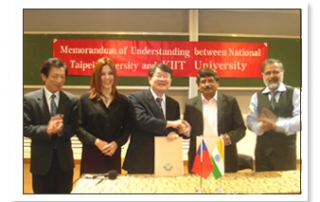 MOU with National Taipei University (NTPU) Taiwan