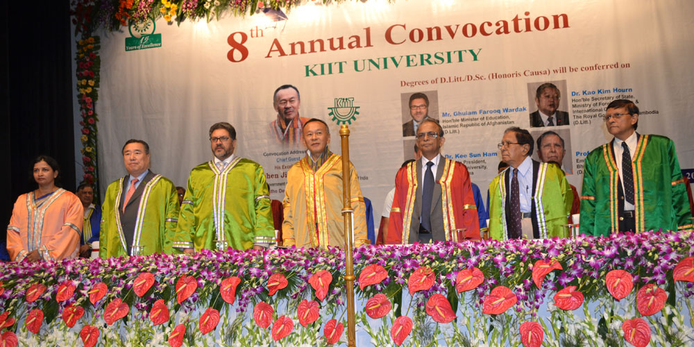 KIIT Holds its 8th Annual Convocation