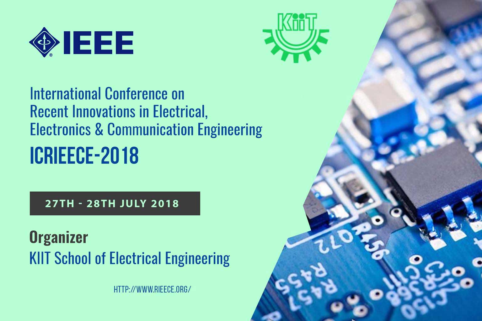 ICRIEECE 2018 Event KIIT